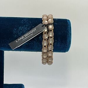 Lane Bryant Faux Champagne Pearl Bracelets